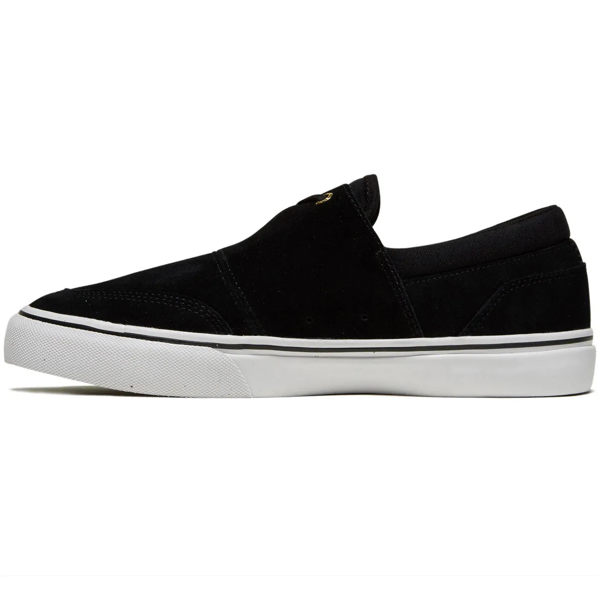 Emerica Servold Shoes - Black/White/Gold Strong Lock