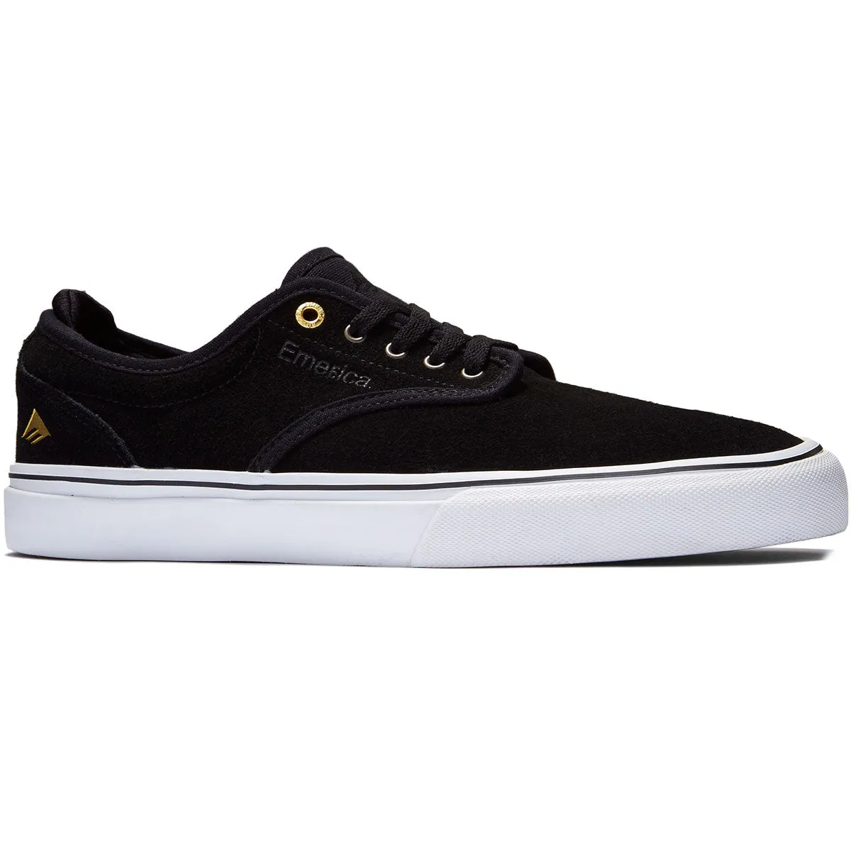 Slip Resistant Emerica Wino G6 Shoes - Black/White