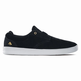 Quick Walk Fit Emerica Romero Skater Shoes - Black/White/Gold