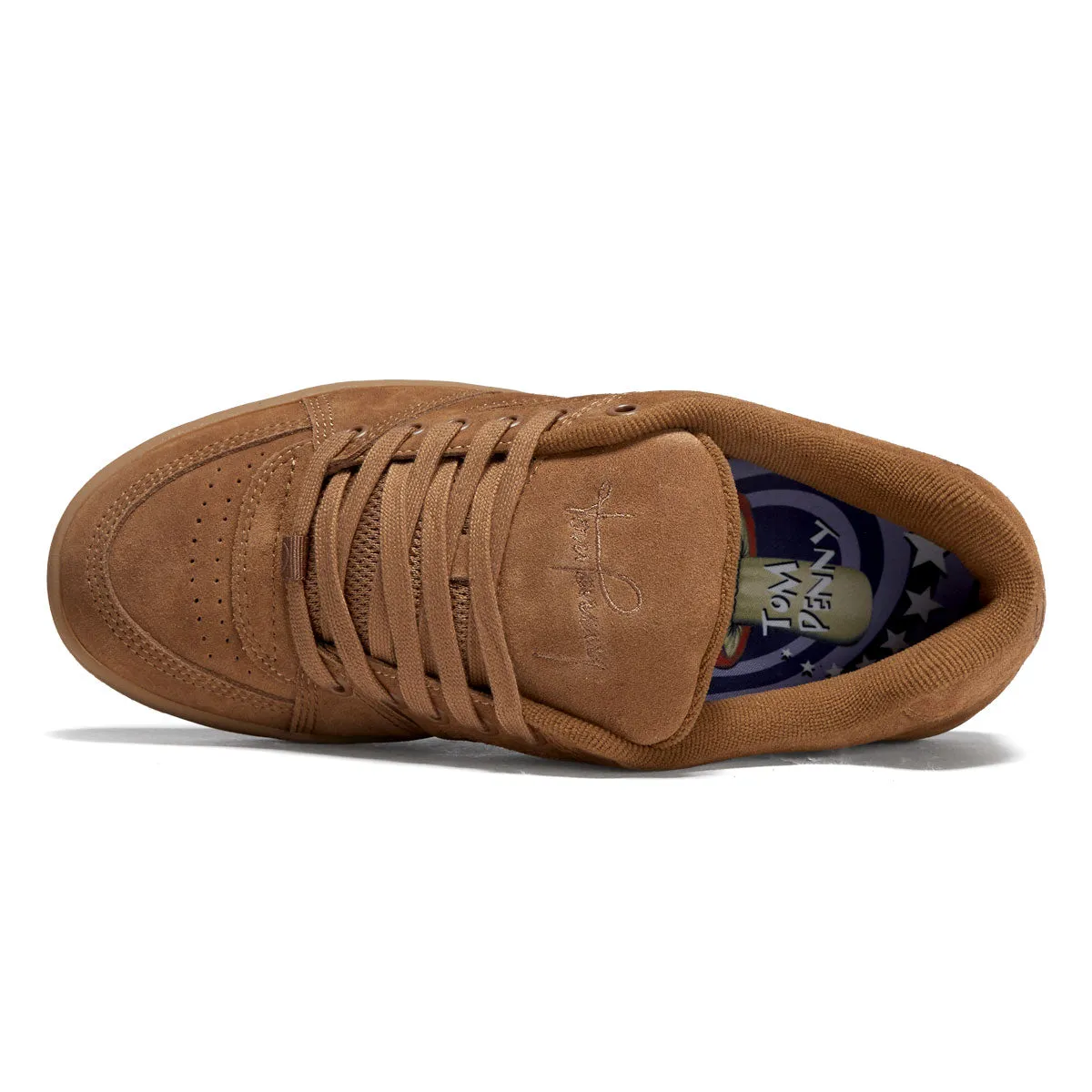 eS Accel x Penny Shoes - Brown/Gum Grip Max