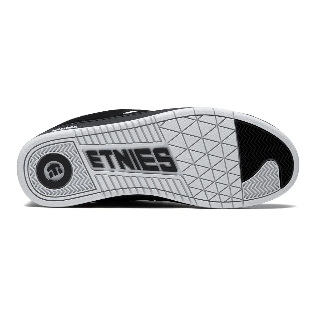 Etnies Callicut Shoes - Black/White/Black Reinforced heel