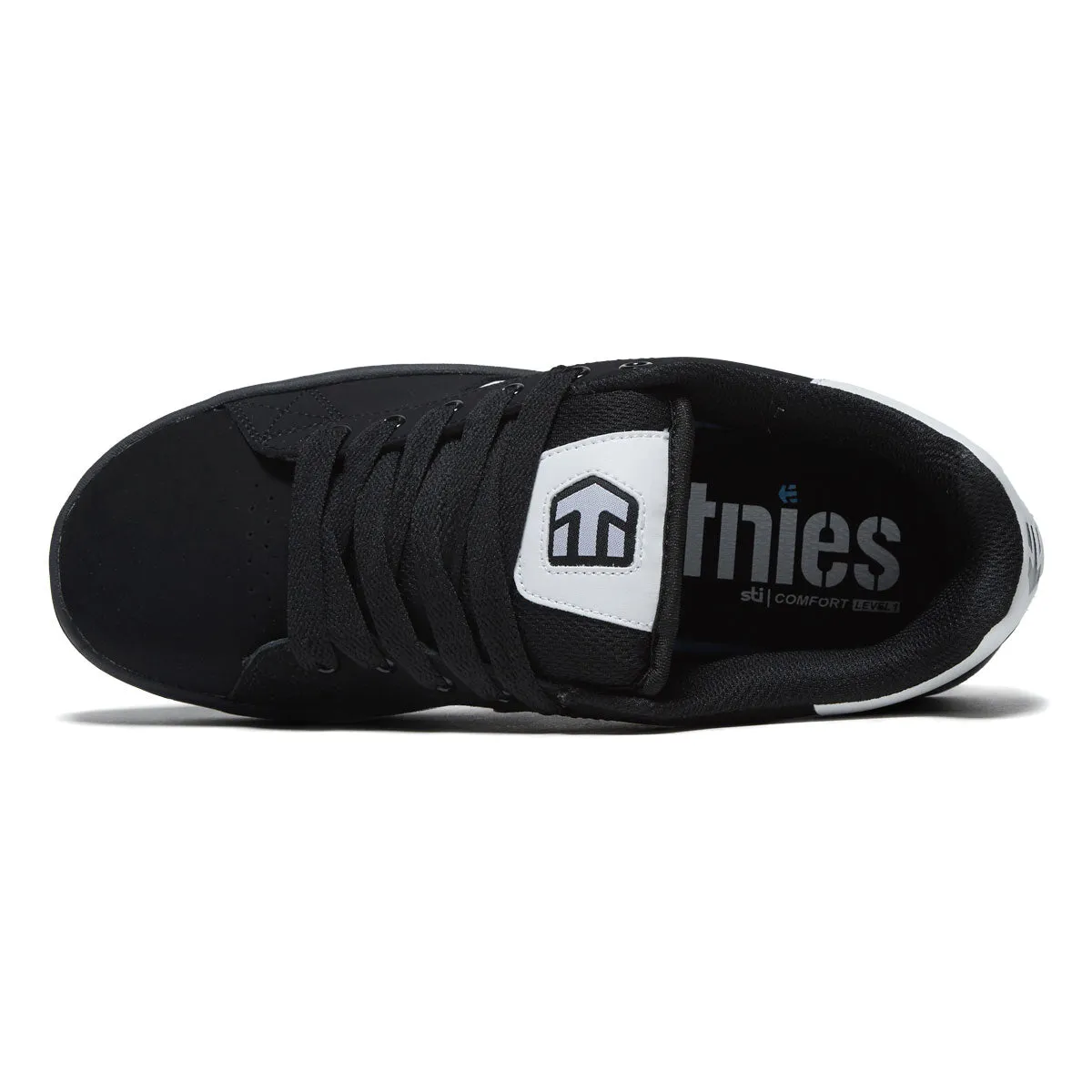 Etnies Callicut Shoes - Black/White/Black Reinforced heel