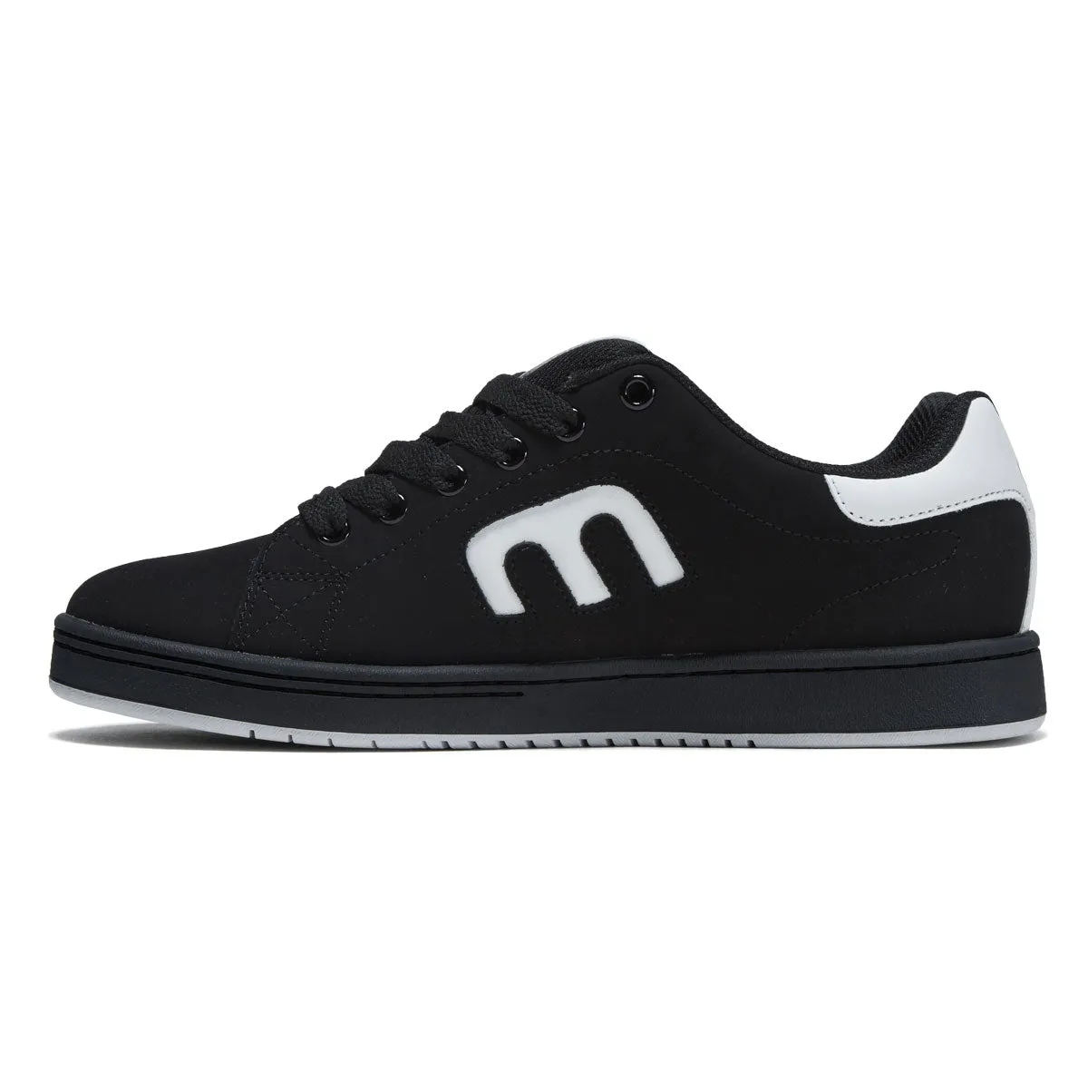 Etnies Callicut Shoes - Black/White/Black Reinforced heel