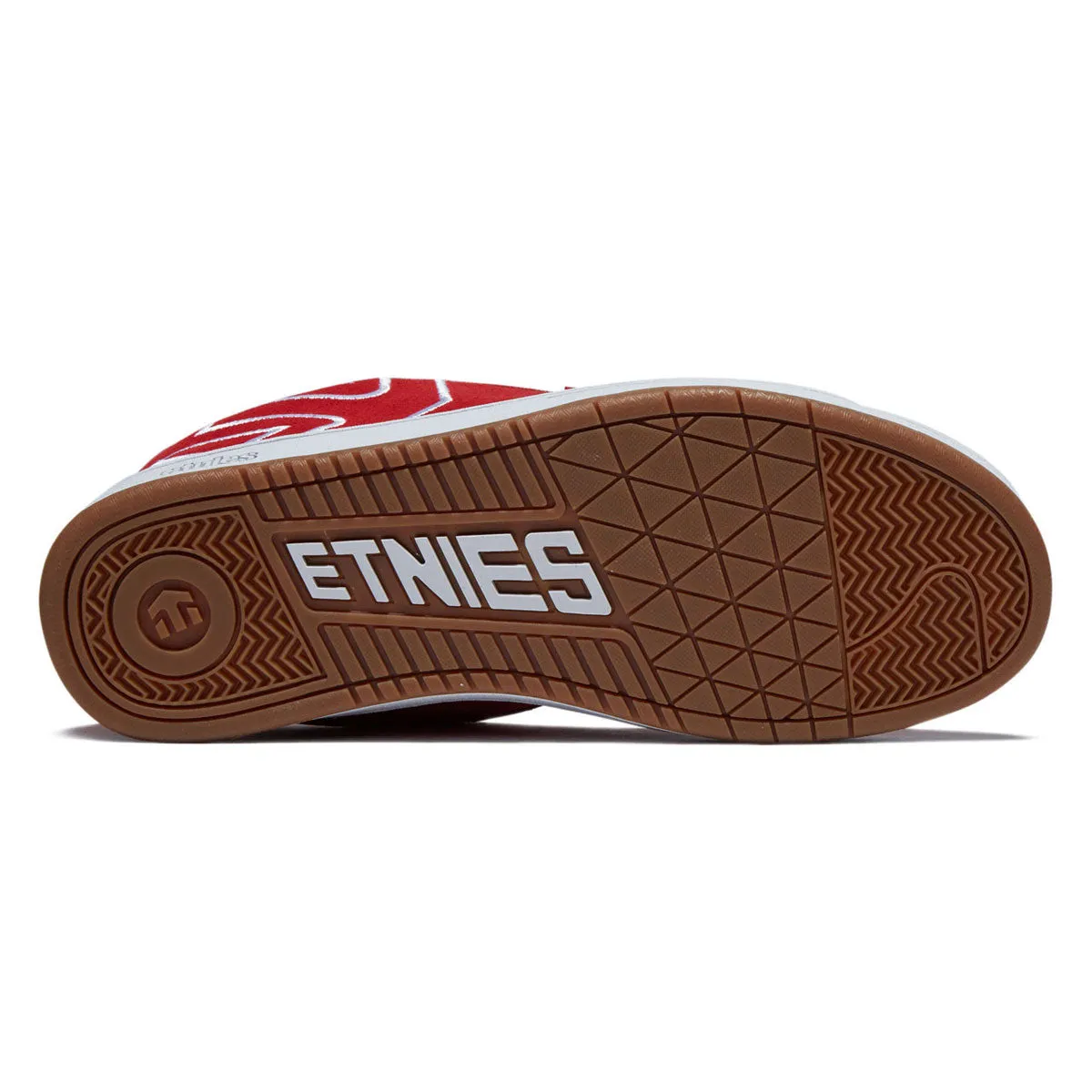 Etnies Fader Shoes - Red/White/Gum Impact Ready