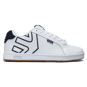 Etnies Fader Shoes - White/White/Navy Fast Motion