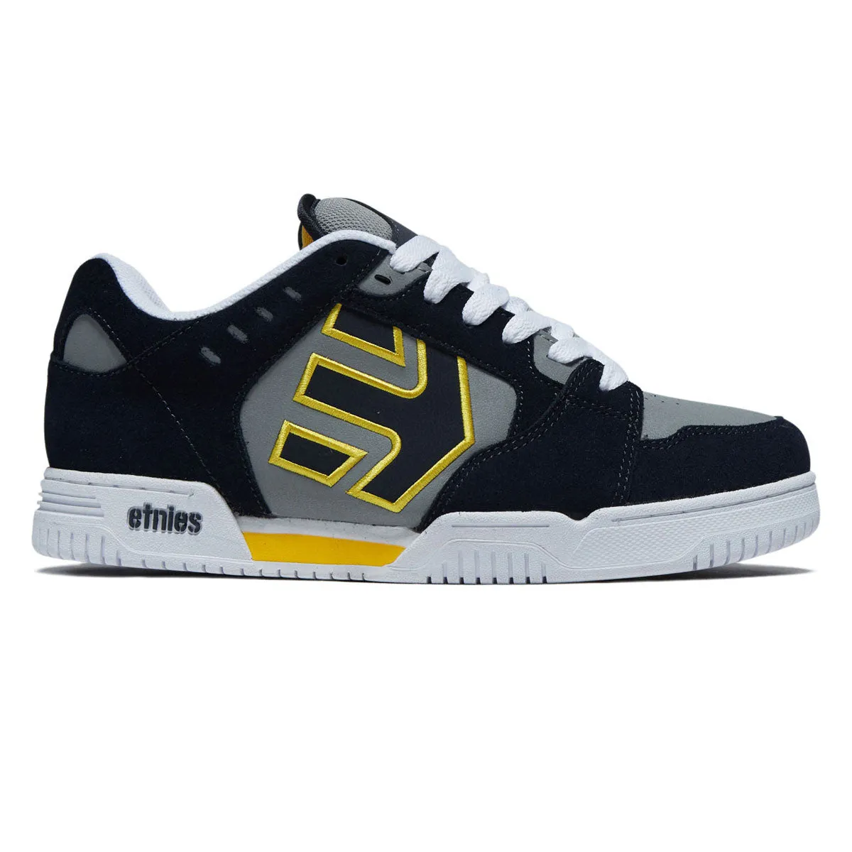 Pro Flex Fit City Comfort Etnies Faze Shoes - Navy/Grey/Yellow