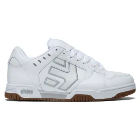Etnies Faze Shoes - White/White/Gum Grip Movement Rugged Ride