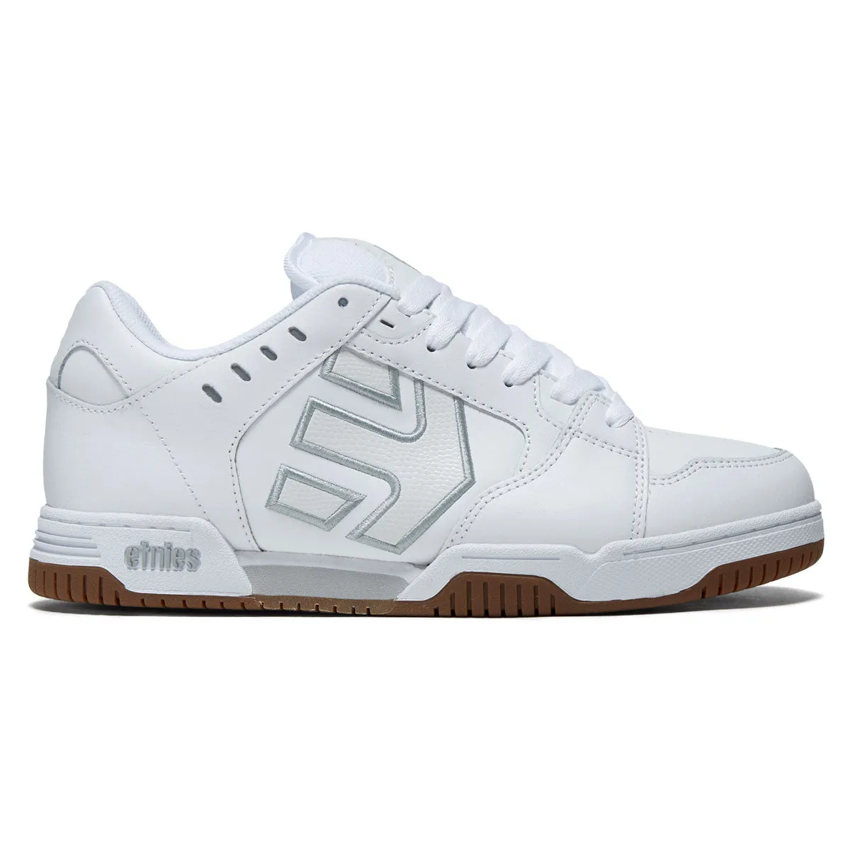 Etnies Faze Shoes - White/White/Gum Grip Movement Rugged Ride