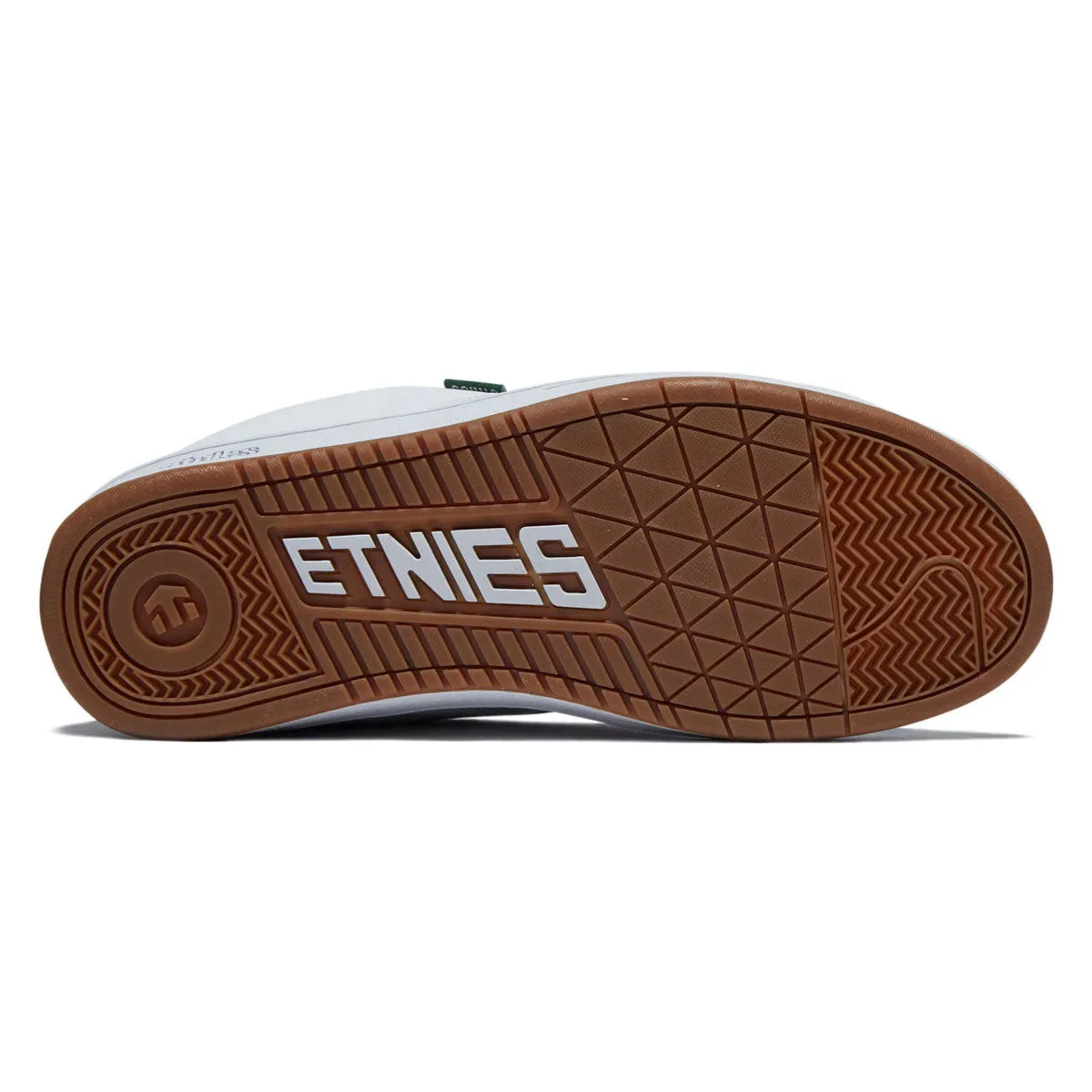 Etnies Kingpin Shoes - White/Green Shock Absorb