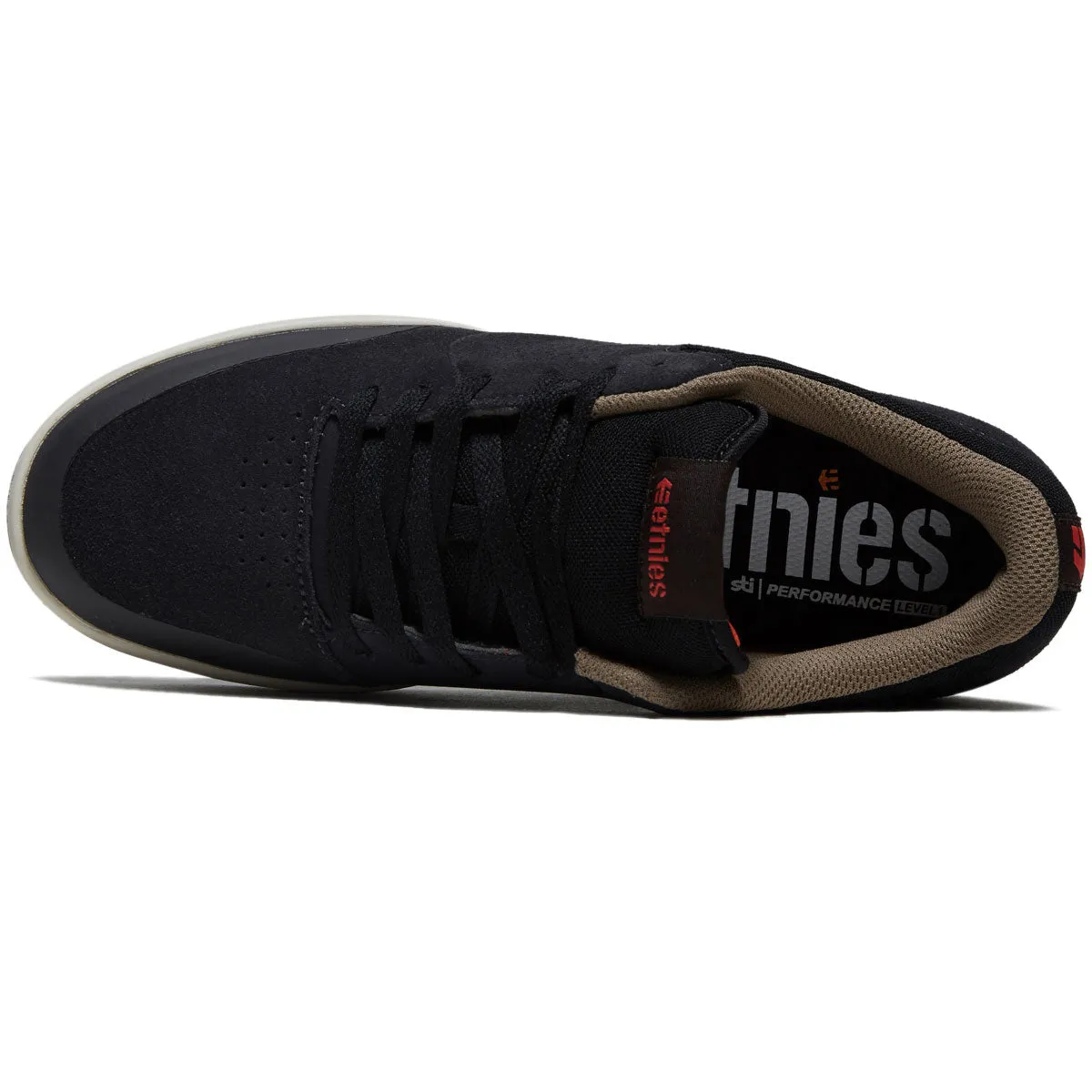 Etnies Marana Shoes - Dark Grey/Black/Red Soft Comfort