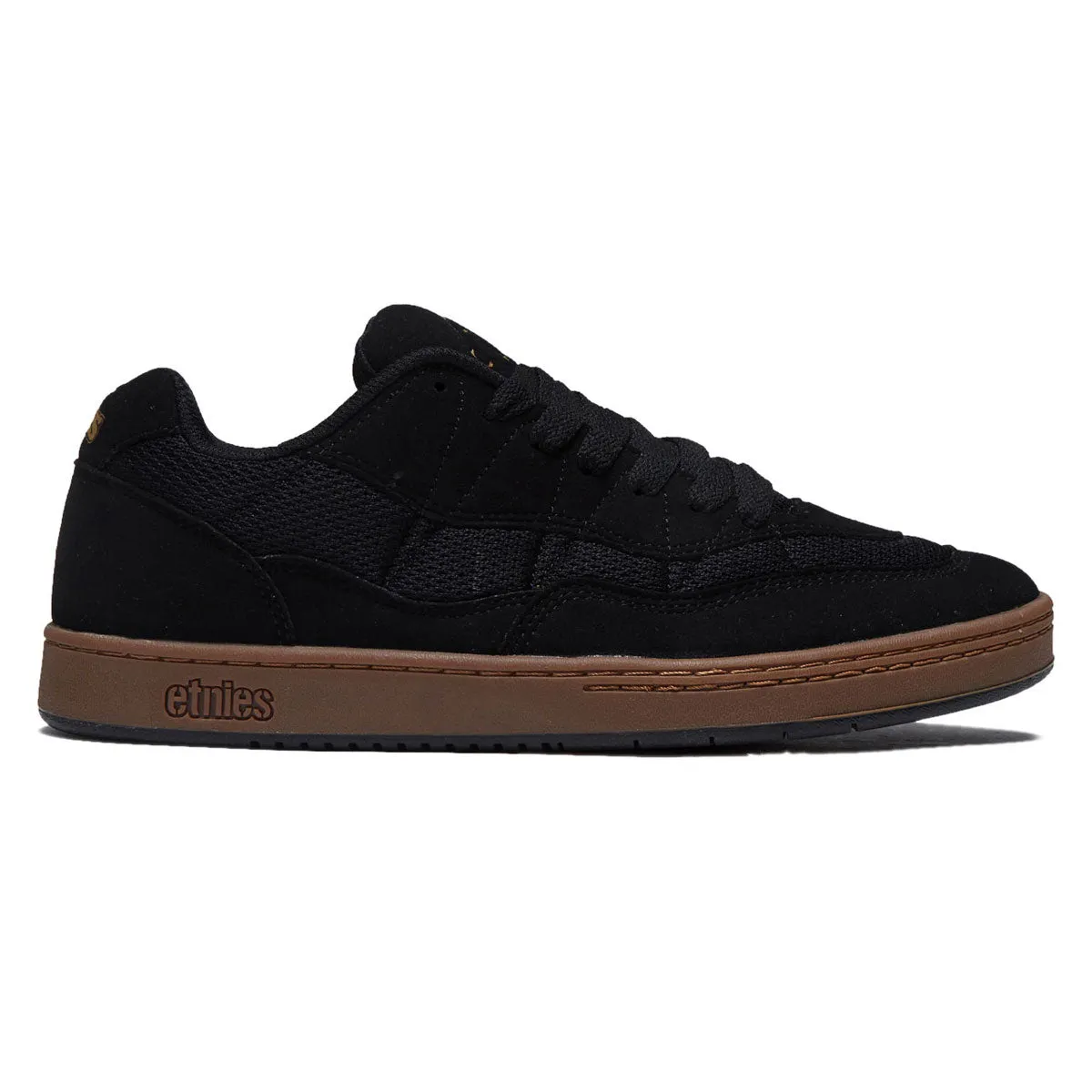 Etnies Snake Shoes - Black/Gum Free Movement Everyday Look