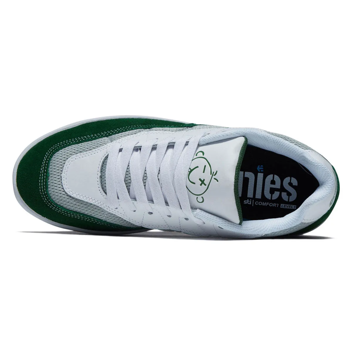 Etnies Snake Shoes - Green/White/Grey Grip Jump