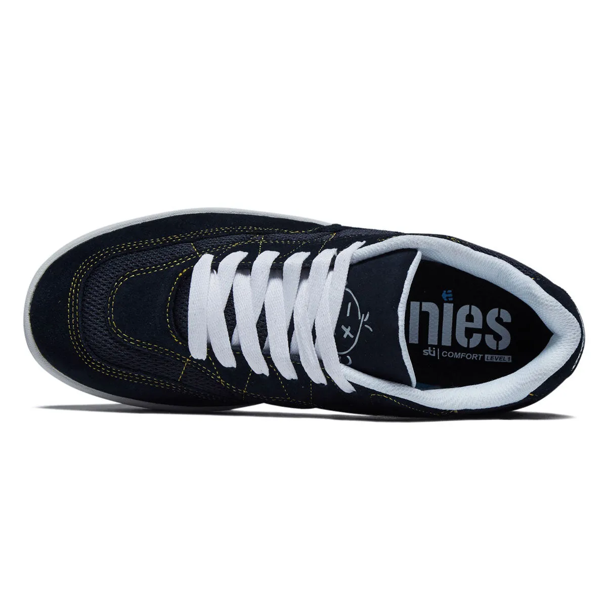 Etnies Snake Shoes - Navy/White/Yellow Quick Pace Max
