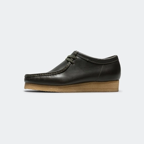 Wallabee - Forest Green Leather Stable Footing