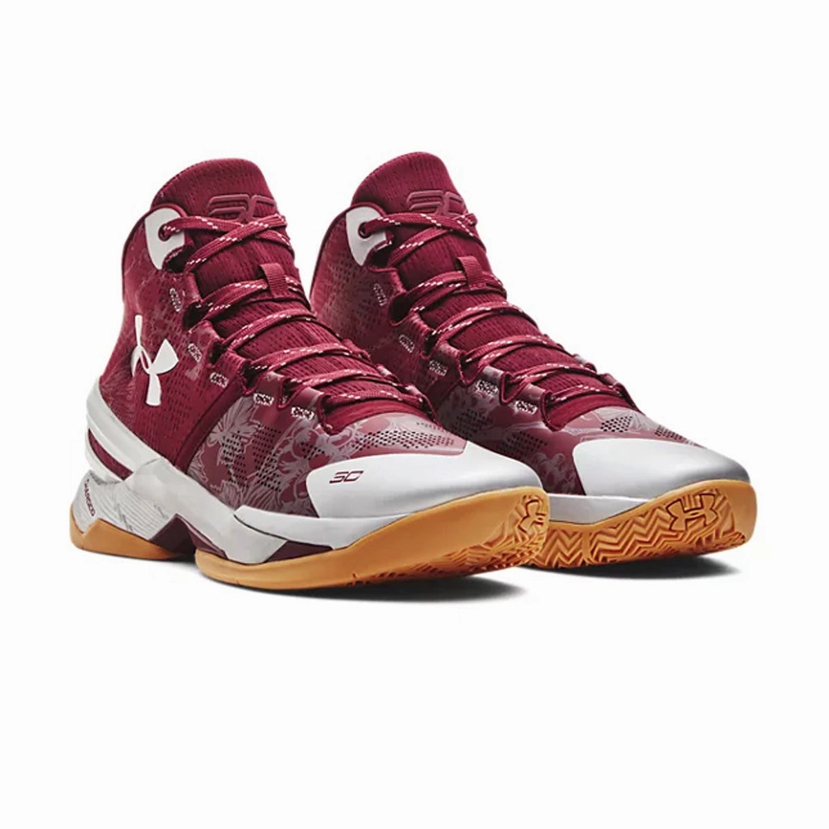 Everyday Style Curry 2 Retro 'Deep Red Metallic Silver'