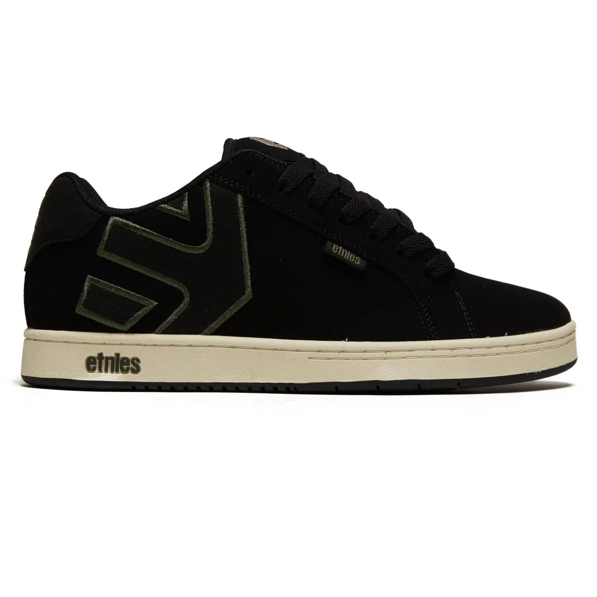 Etnies Fader Shoes - Black/Green Dynamic Comfort Street Event