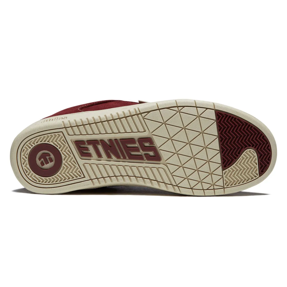 Extra Cushion Etnies Scam Shoes - Burgundy/Tan