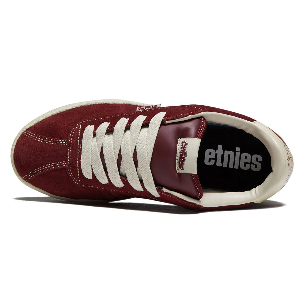 Extra Cushion Etnies Scam Shoes - Burgundy/Tan