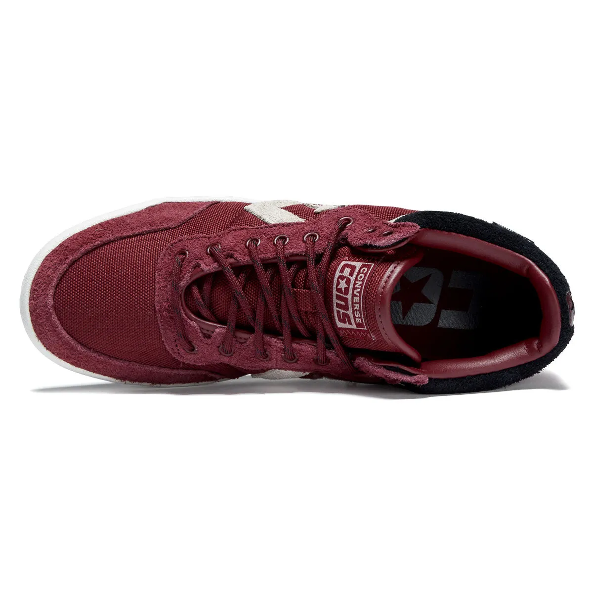 Fast Drive Converse Fastbreak Pro Mid Shoes - Deep Bordeaux/Papyrus/Egret
