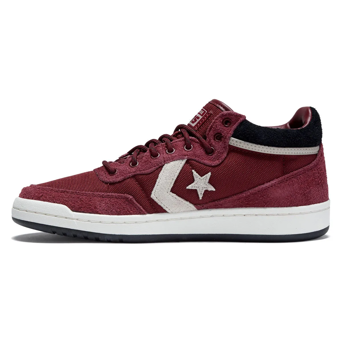 Fast Drive Converse Fastbreak Pro Mid Shoes - Deep Bordeaux/Papyrus/Egret