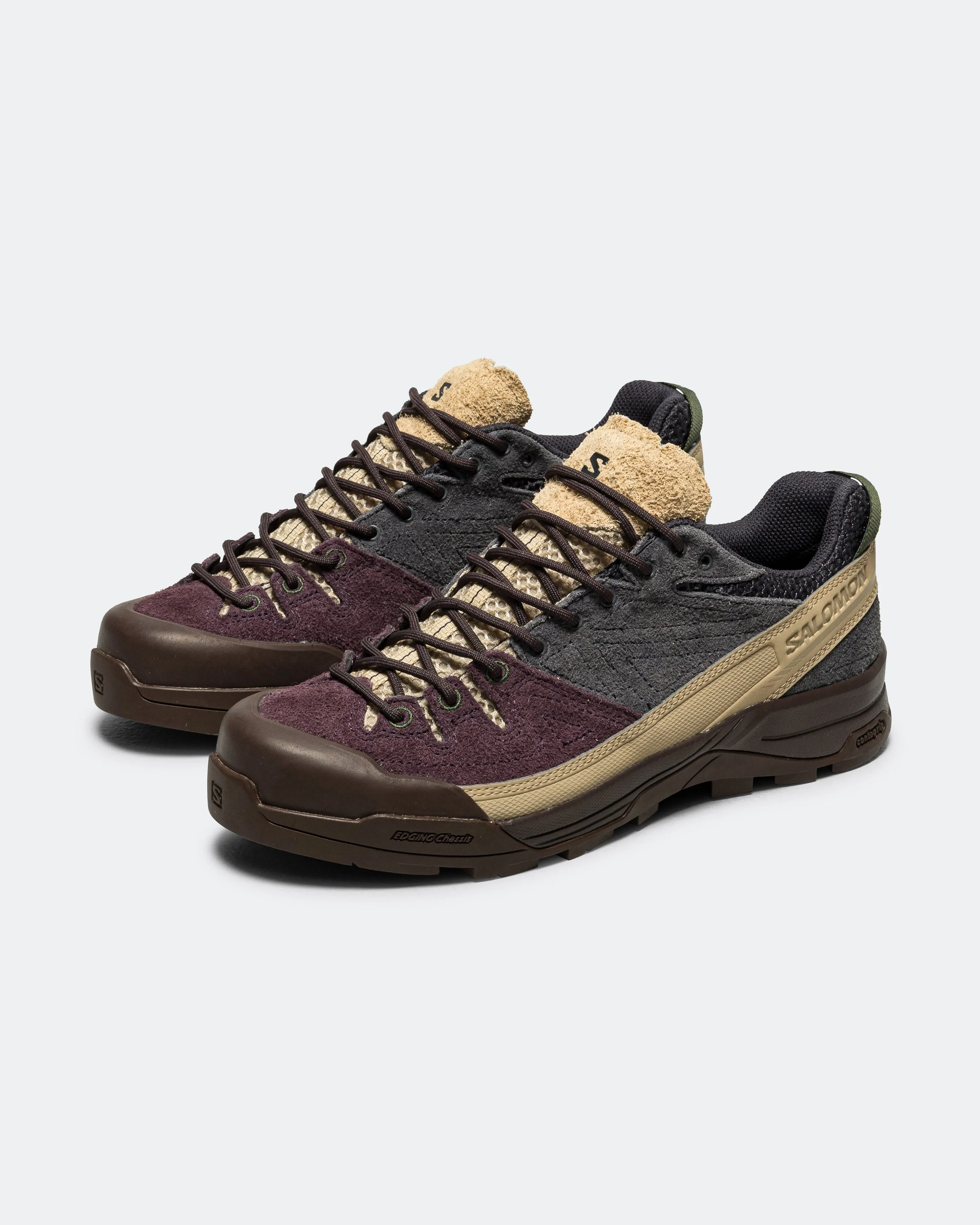 Fast Dry Fabric X-ALP Suede - Plum Perfect/Nine Iron-Safari
