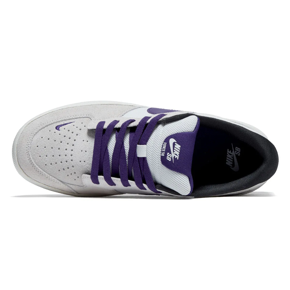 Fast Flow Max Nike SB Force 58 Shoes - Phantom/Court Purple/Summit White