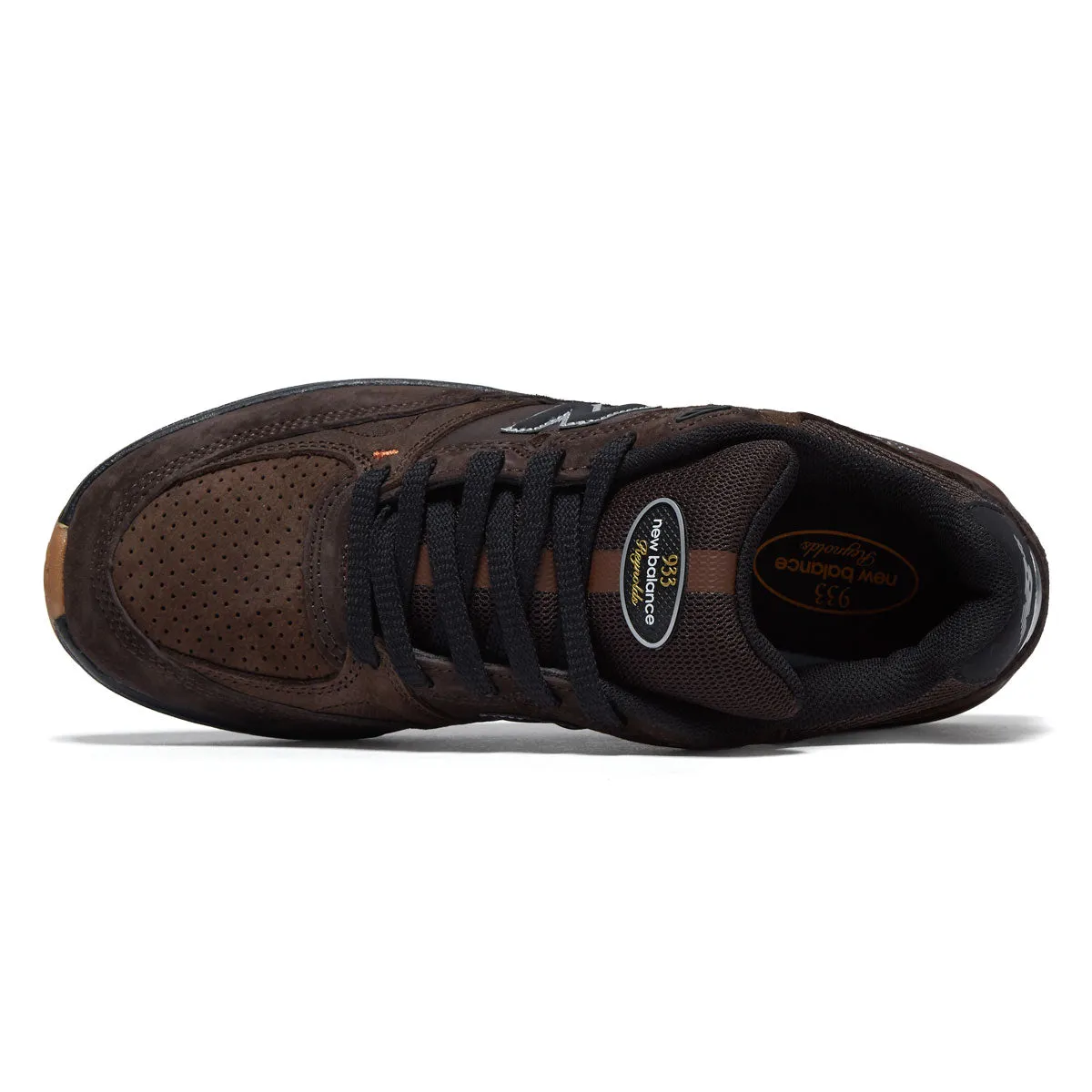 Fast Spin New Balance Andrew Reynolds 933 Shoes - Brown/Black