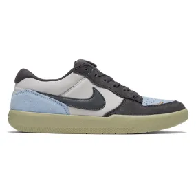 Nike SB Force 58 Shoes - Light Orewood Brown/Medium Ash/Psychic Blue Outdoor Movement Rapid Step
