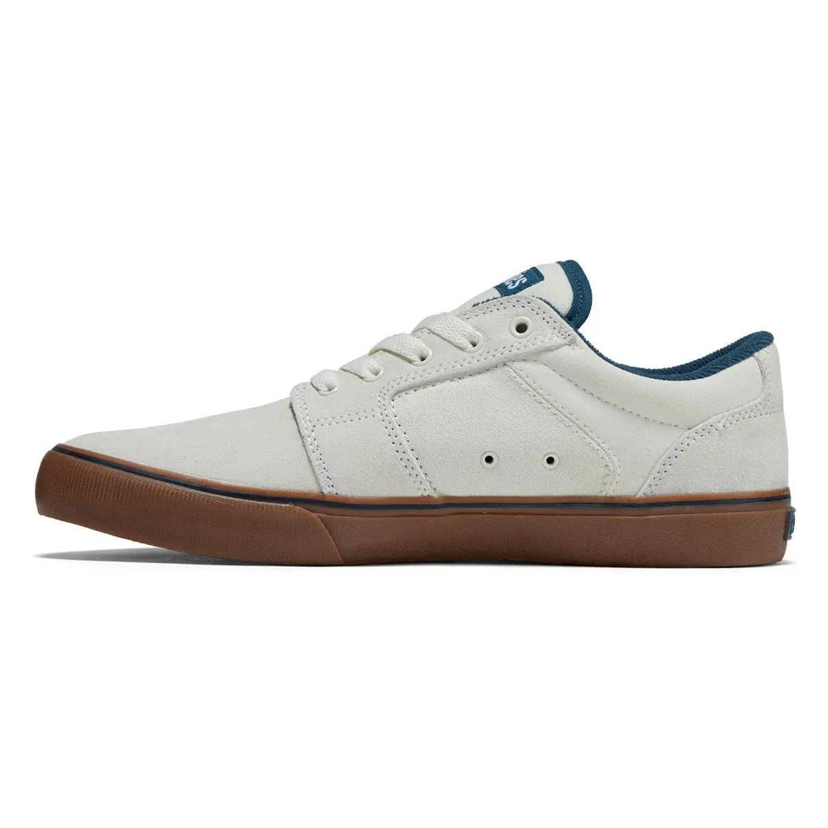 Fast Walk Etnies Barge Ls Shoes - White/Blue/Gum