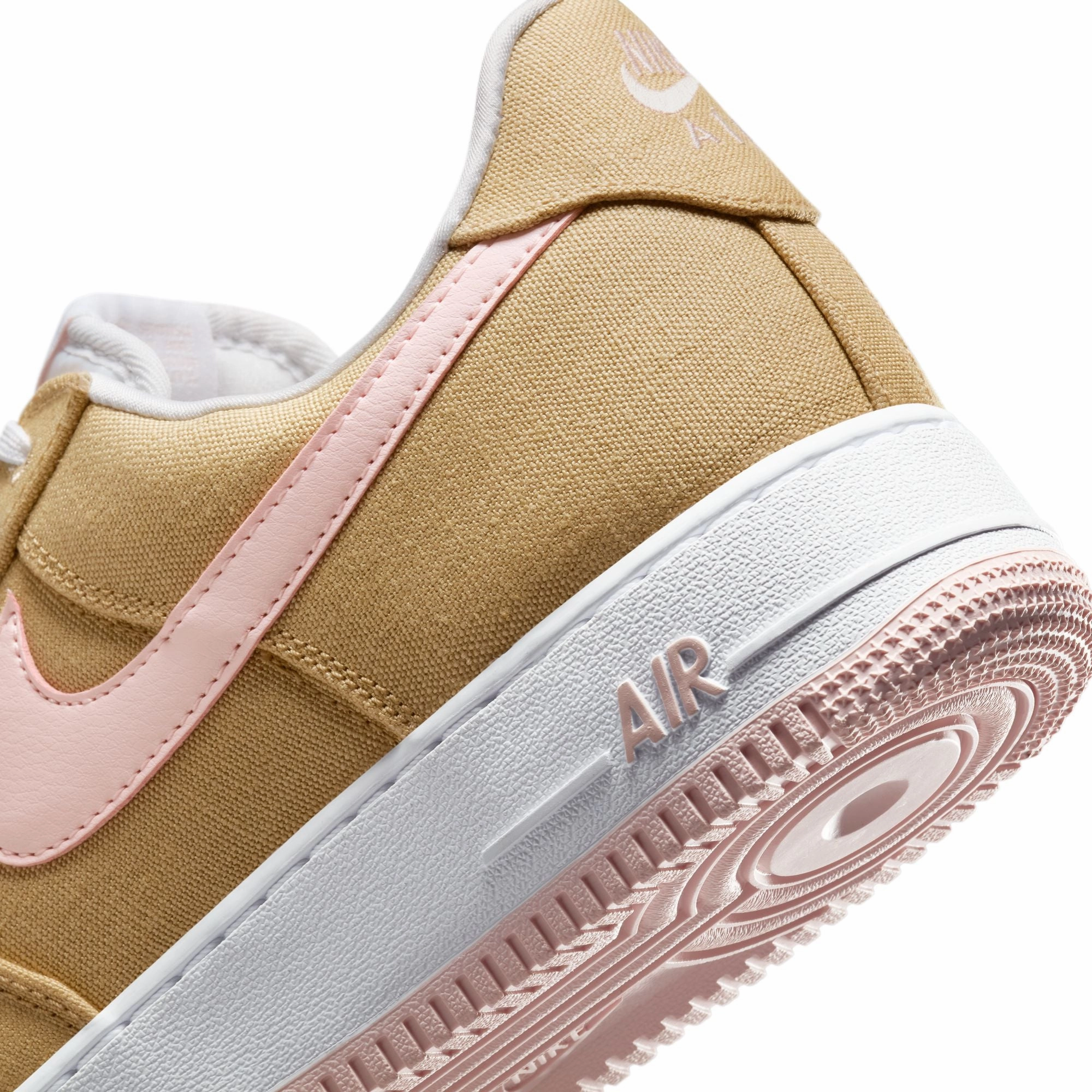 Fast Motion Nike Mens Air Force 1 Low Retro "Linen" Shoes