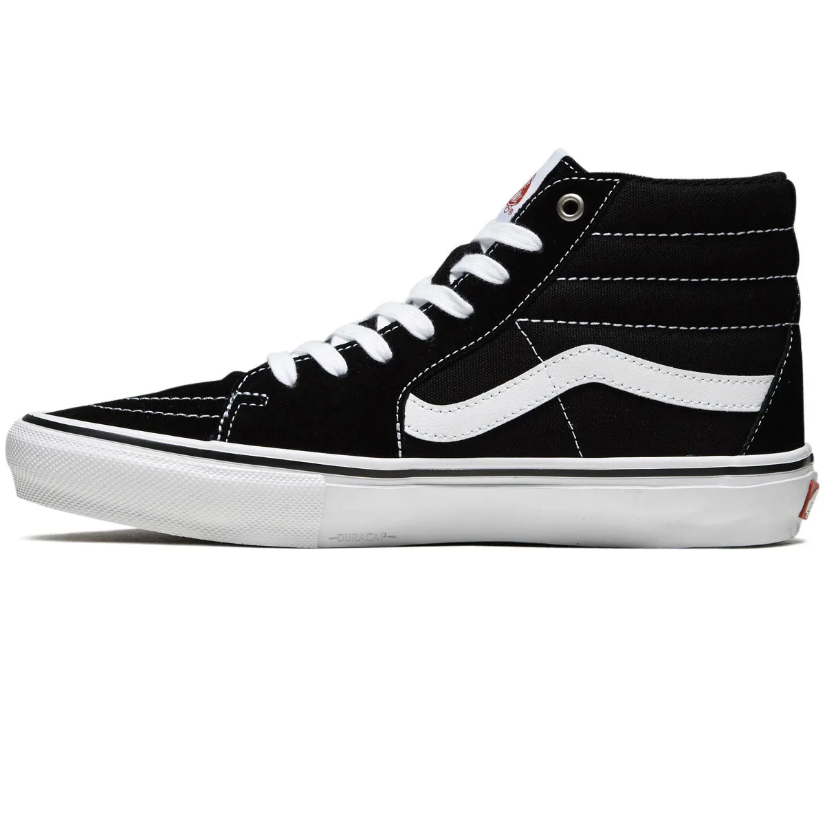 Flex Fit Vans Skate Sk8-hi Shoes - Black/White