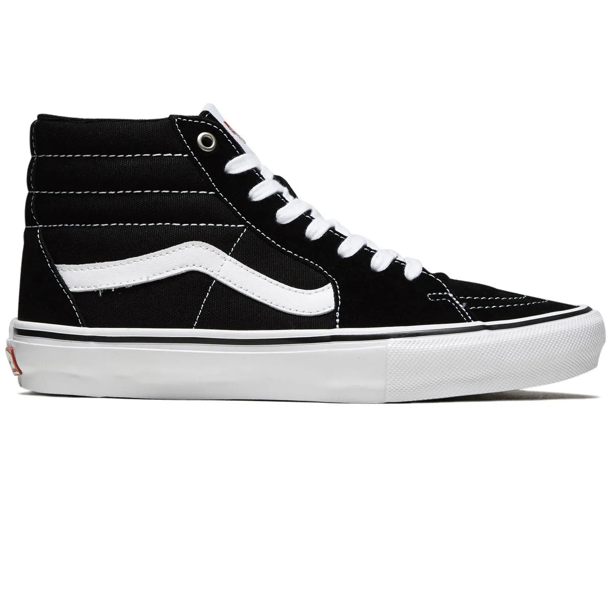Glide Ride Vans Skate Sk8-hi Shoes - Black/White