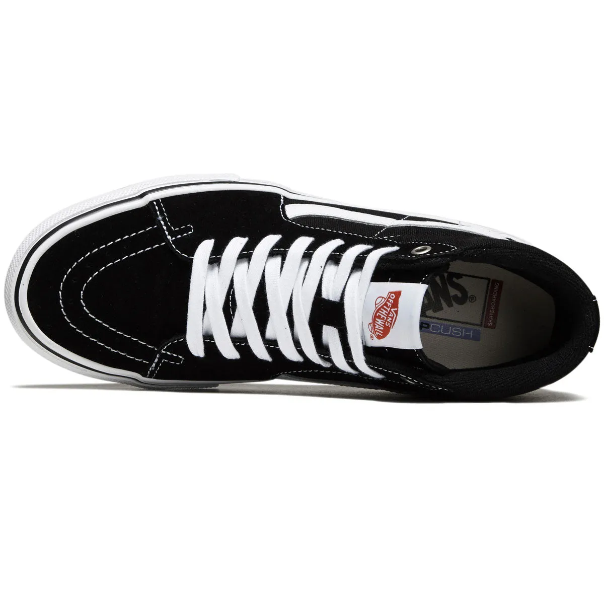 Flex Fit Vans Skate Sk8-hi Shoes - Black/White