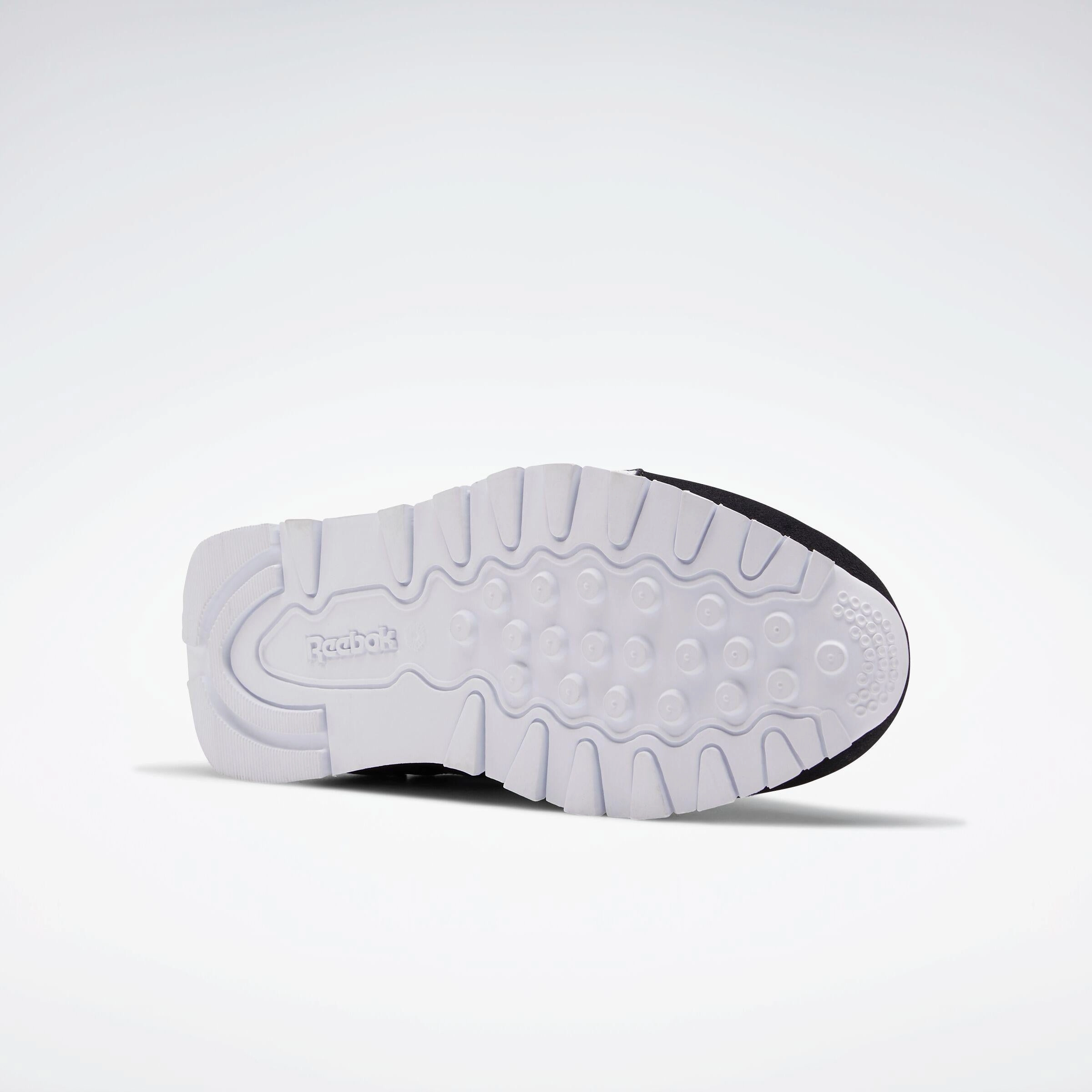 Flex Fit Reebok Footwear Kids Classic Nylon Shoes BLACK/BLACK/WHITE