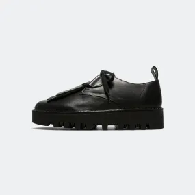 Stylish Sole Modern Touch Desert Khan x Engineered Garments - Black Smooth Leather