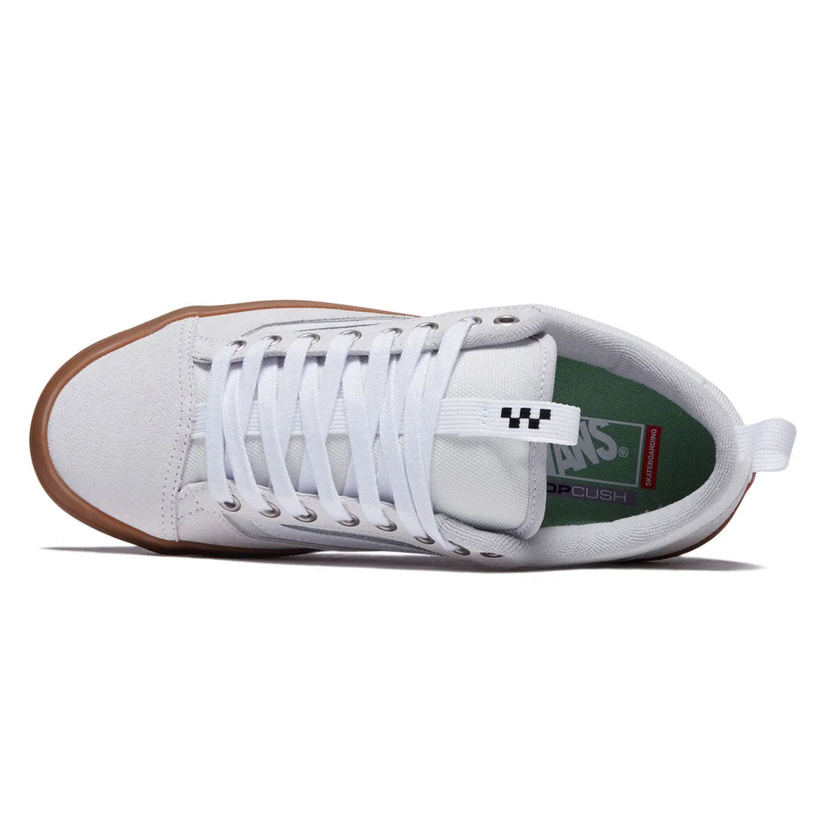 Flexible Style Vans Skate Old Skool 36  Shoes - White/Gum