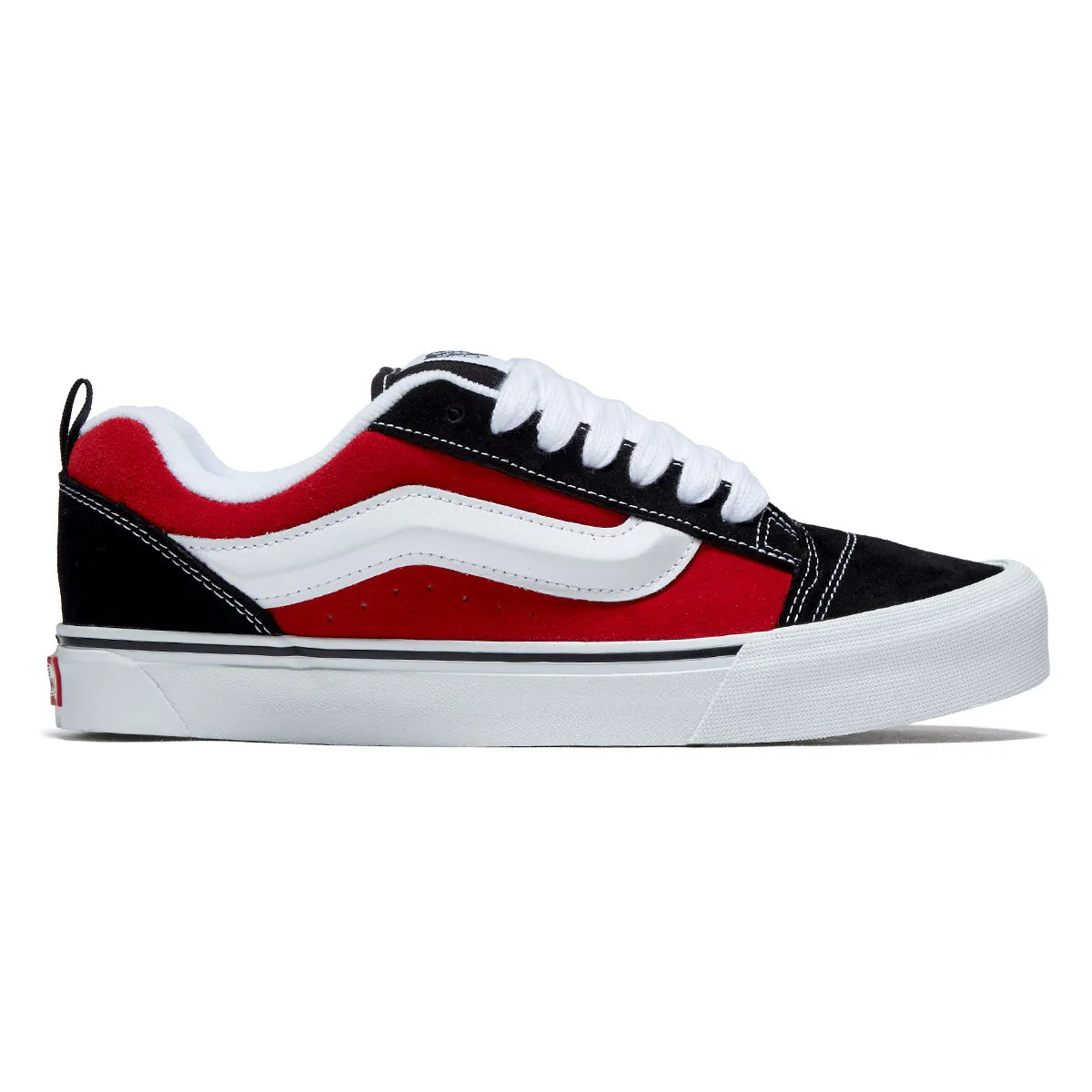 Snug Comfort Advanced Performance Vans Knu Skool Shoes - Red/True White
