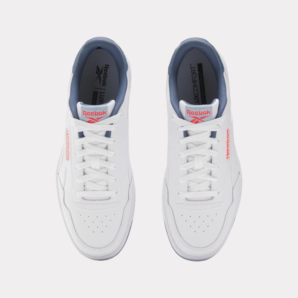 Flexible Cushion Reebok Footwear Men Reebok Court Advance Shoes FTWRWHITE/SHADOW/ENERGYRED