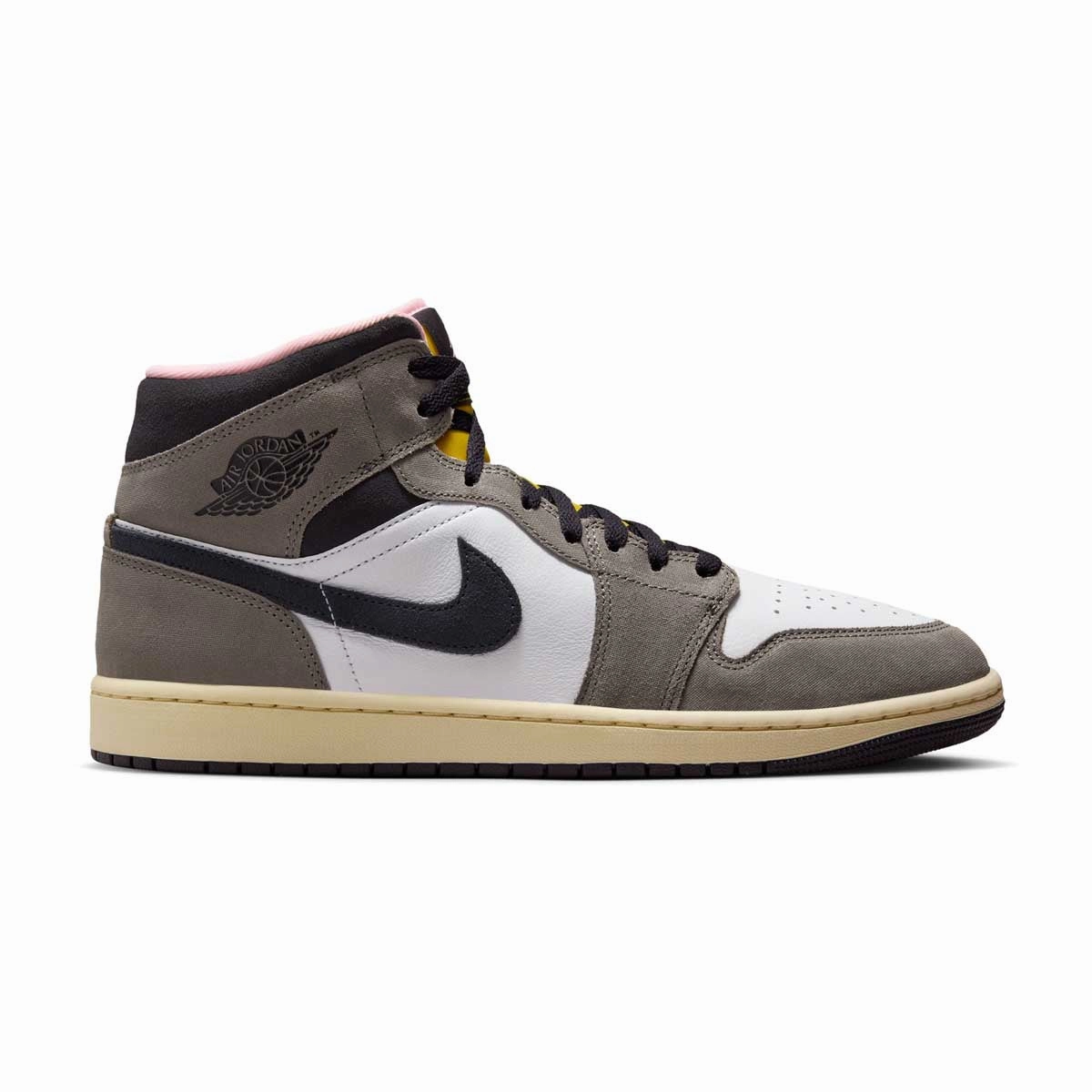 Air Jordan 1 Mid SE 'Cave Stone' Shock-absorbent flexibility Adjustable Fit