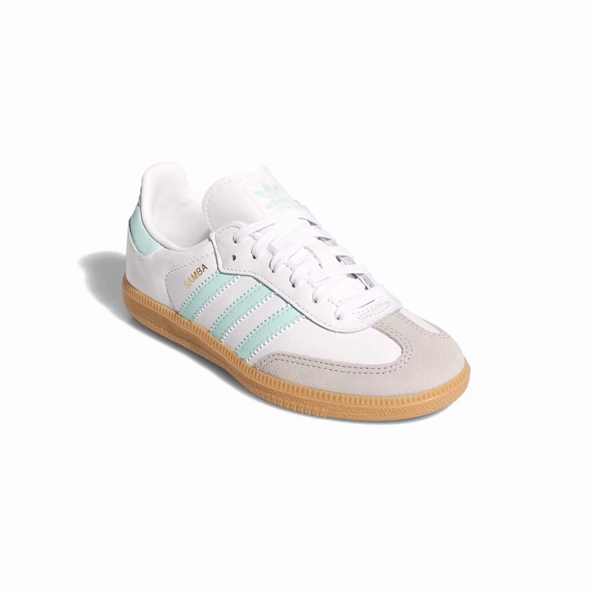 Flexible Step Move Kids' Samba OG 'Cloud White Semi Flash Aqua'