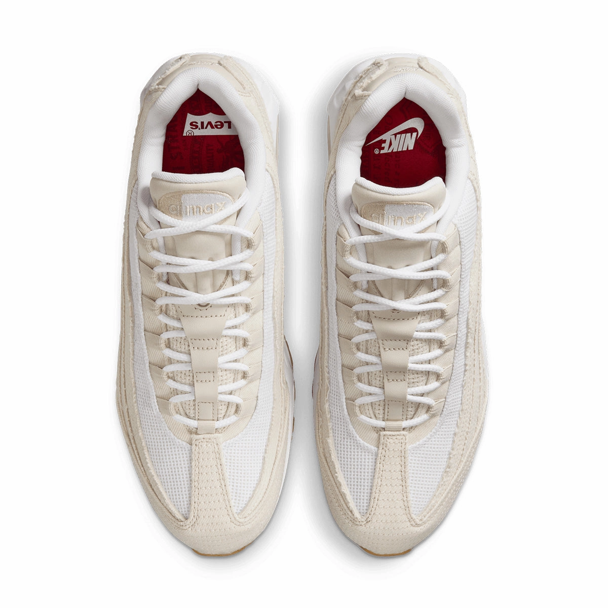 Flexible Step-On Comfort   Levi's Air Max 95 OG 'White'