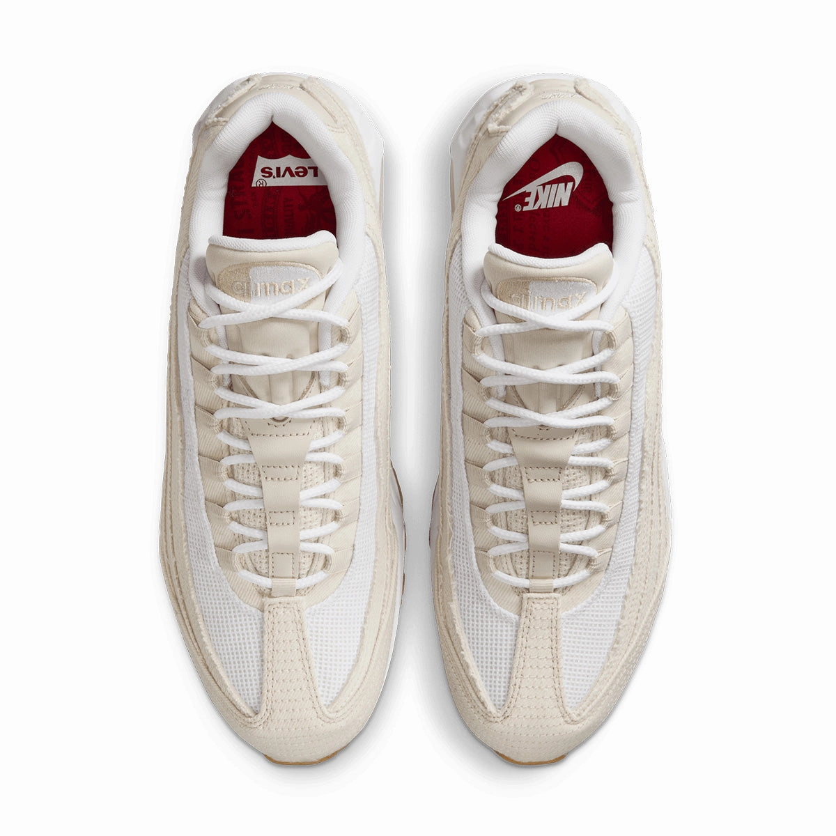 Flexible Step-On Comfort   Levi's Air Max 95 OG 'White'