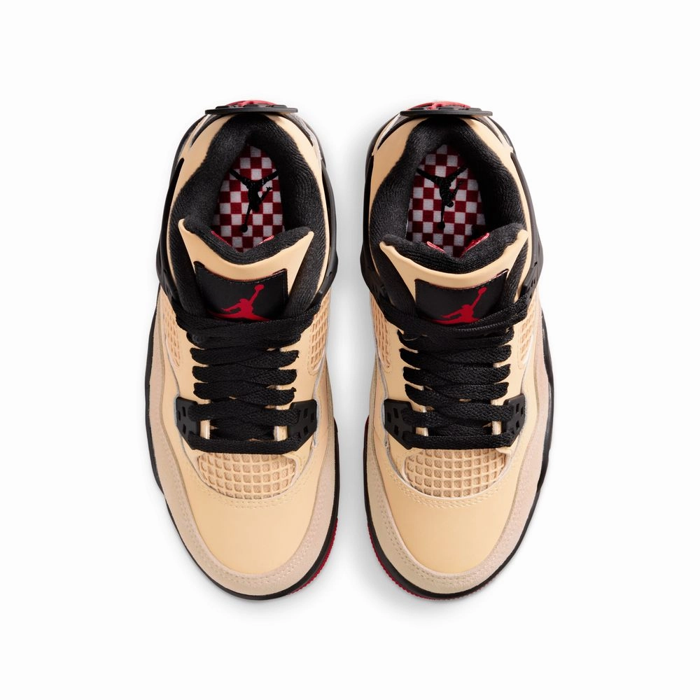 Flexible Step-Up Kids Air Jordan 4 Retro 'Pizza'