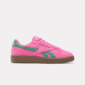 Reebok Footwear Women Club C Grounds UK Shoes ATOMICPINK/UPGRADEGREEN/GUM Coastal Mood