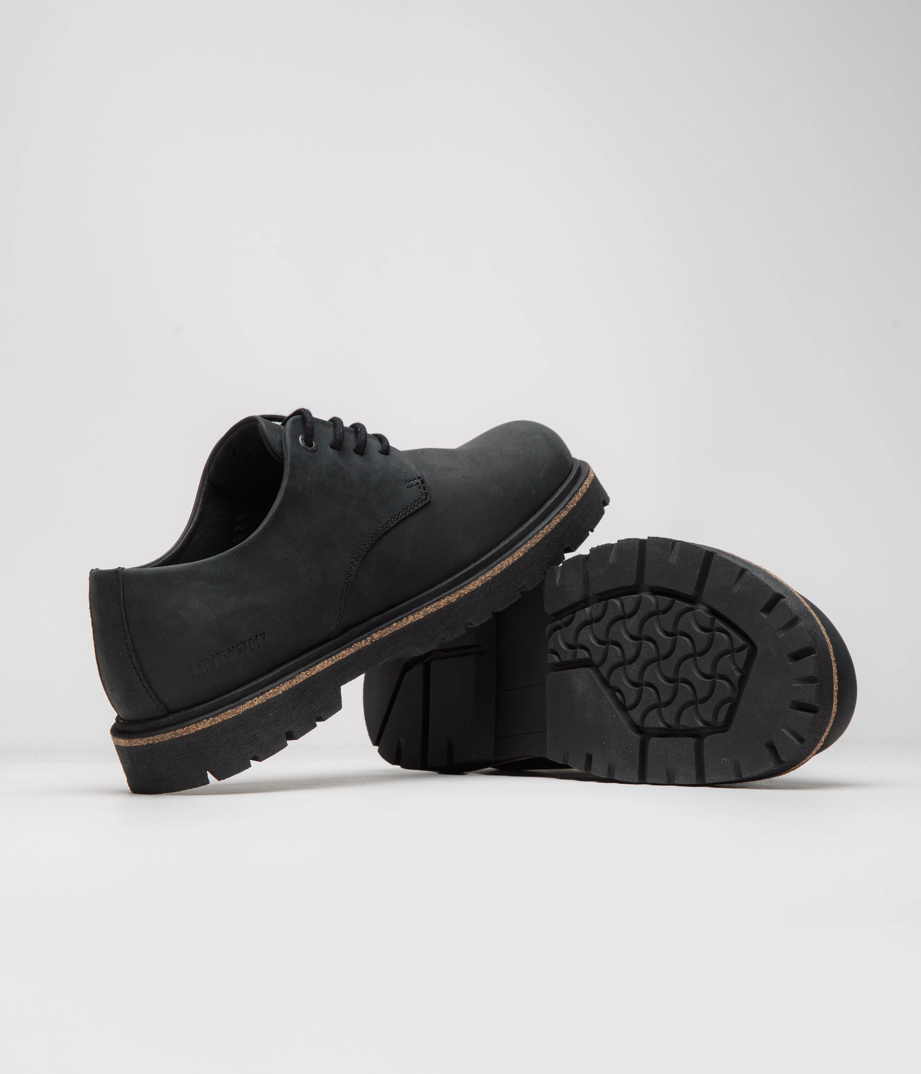 Foot Friendly Birkenstock Highwood Lace Low Shoes - Black