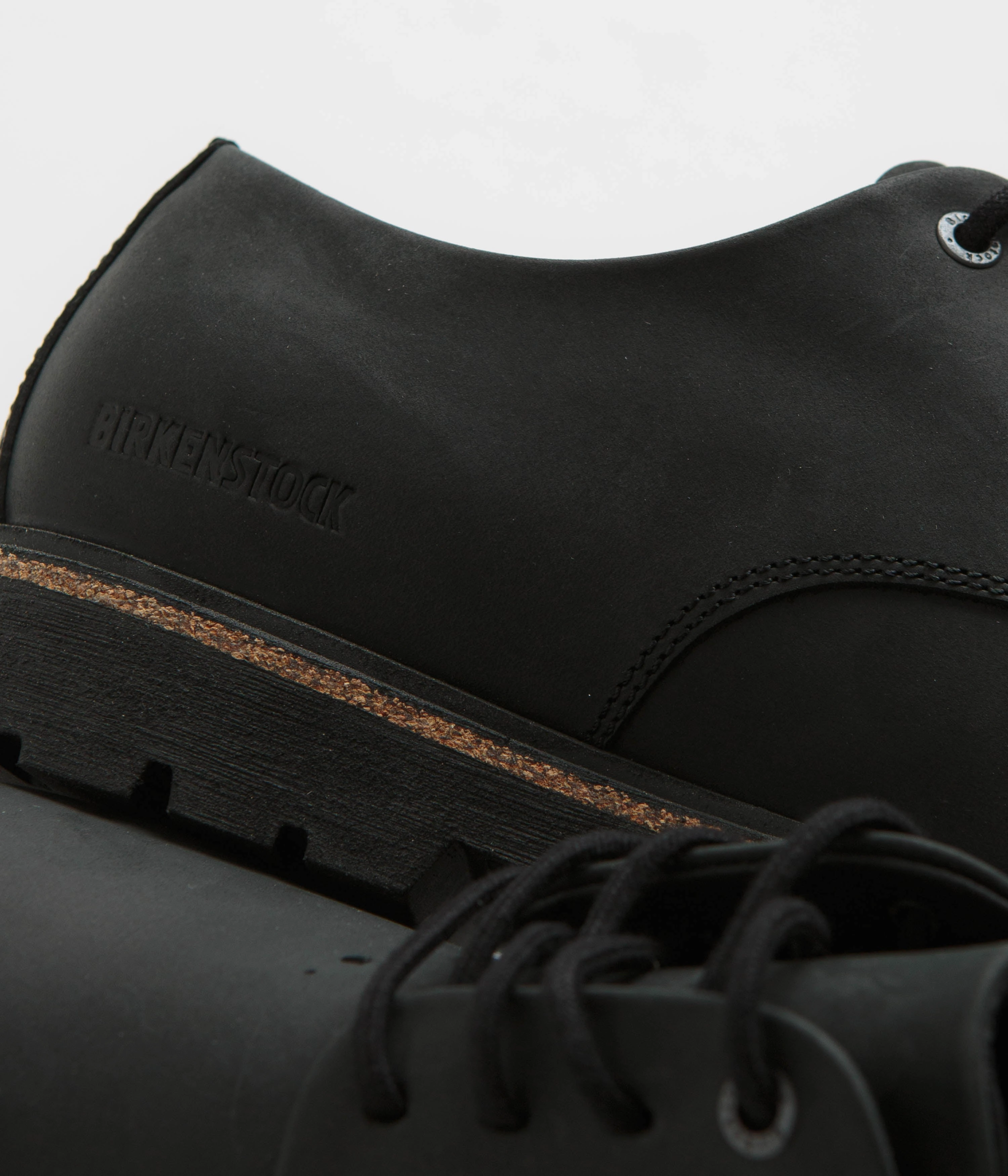 Foot Friendly Birkenstock Highwood Lace Low Shoes - Black