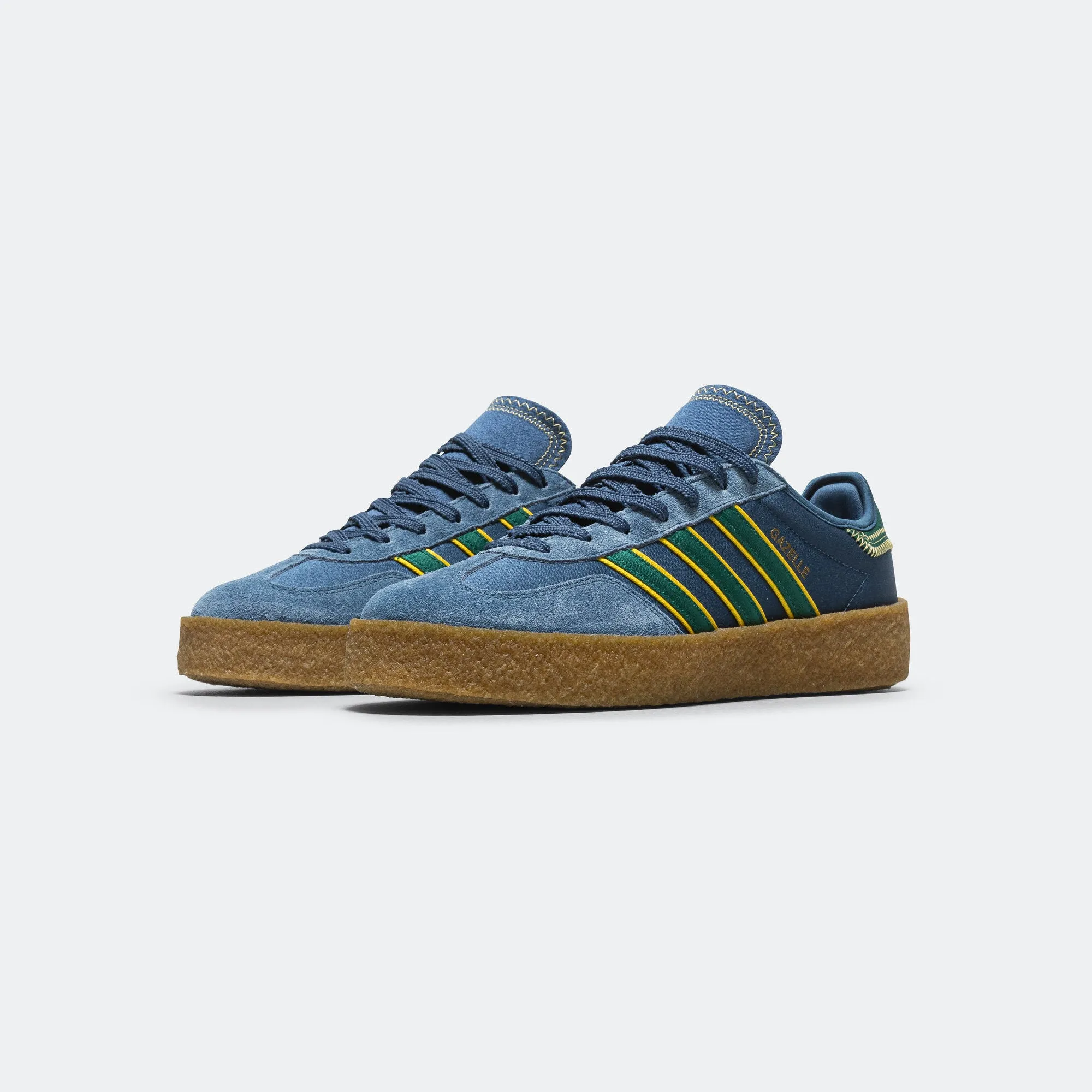 Gazelle by Edison Chen x CLOT - Navy Marine/Collegiate Green-Hazy Yellow Comfortable Touch