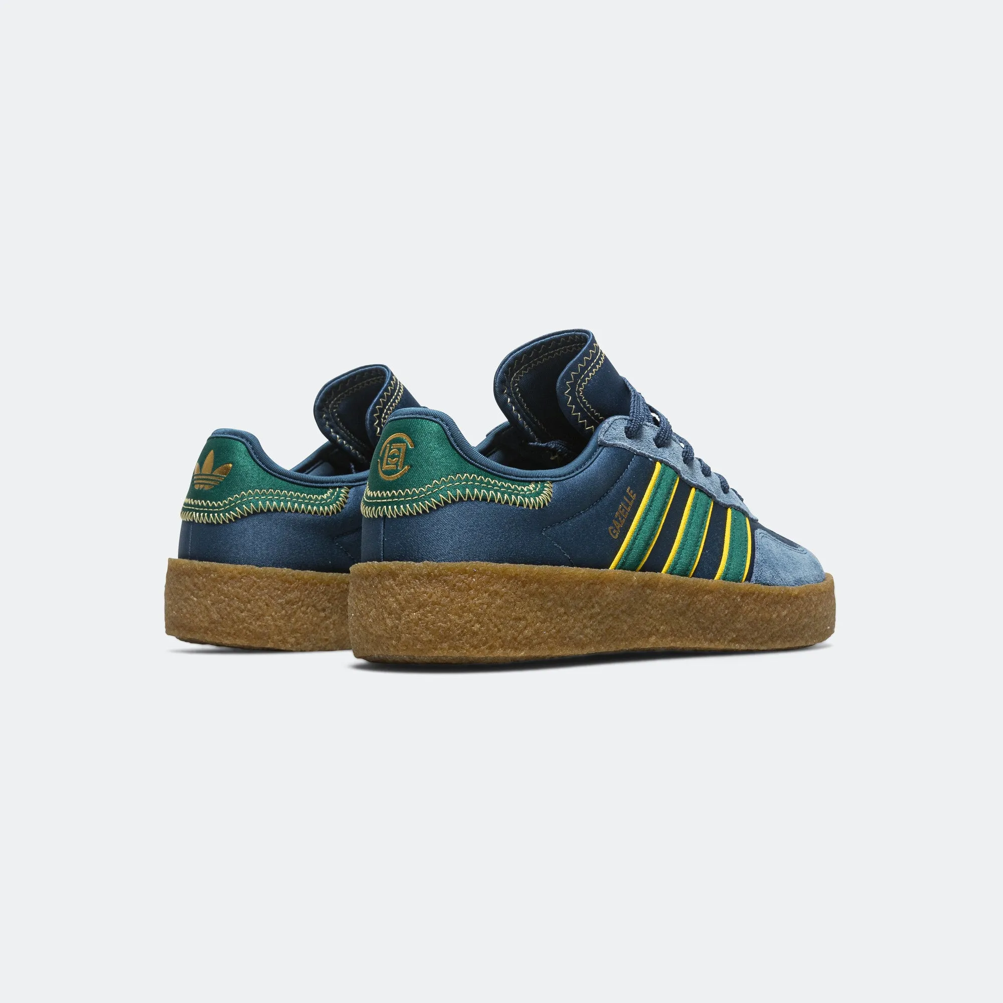 Gazelle by Edison Chen x CLOT - Navy Marine/Collegiate Green-Hazy Yellow Comfortable Touch