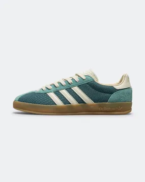 Iconic Footwear Gazelle Indoor - Preloved Teal/Off White-Warm Sandstone