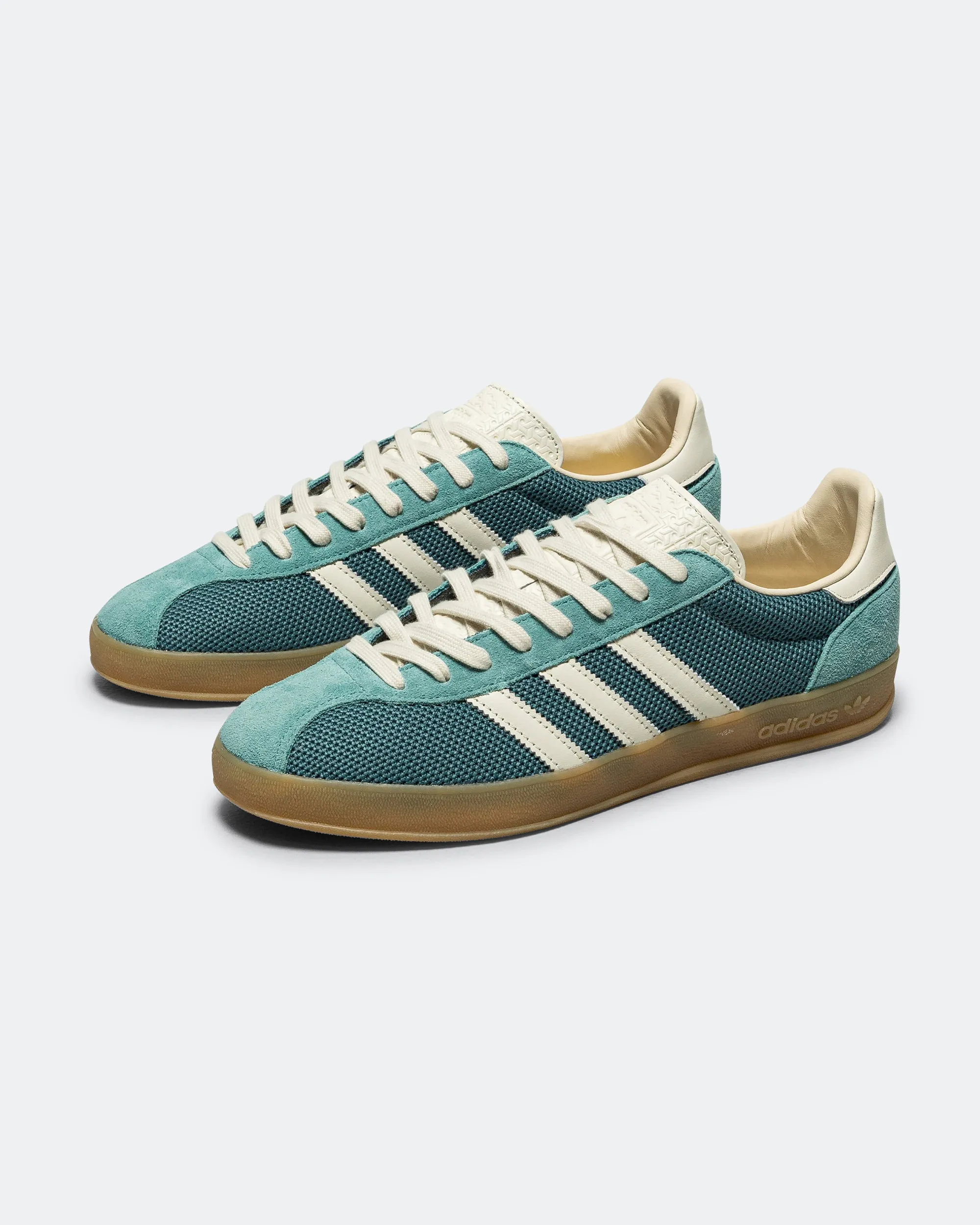 Gazelle Indoor - Preloved Teal/Off White-Warm Sandstone Seamless Fit